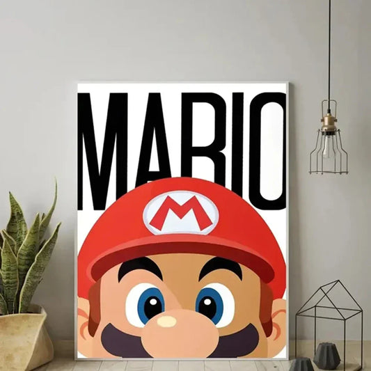 Classic Anime Movie Art Mario Poster Prints