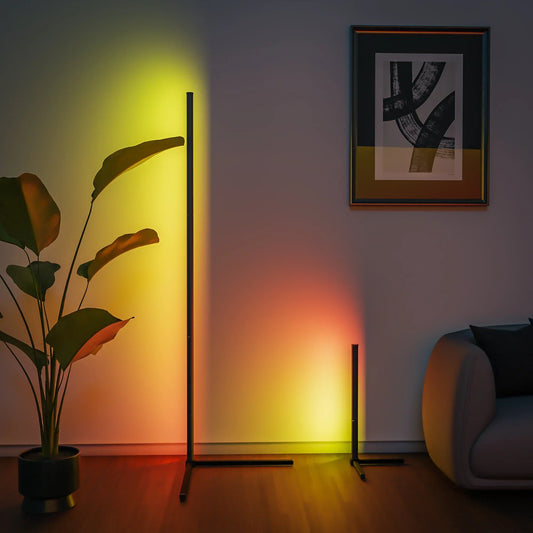Smart RGB Dream Color Floor Lamp – Dimmable LED Mood Light with APP Control & Eye Protection