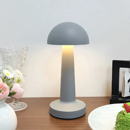 Rechargeable Retro LED Table Lamp – Wireless Touch Light for Home, Dining & Café Decor