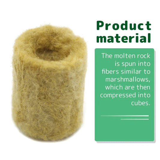 Rock Wool Cubes – Hydroponic Starter Plugs for Soilless Cultivation