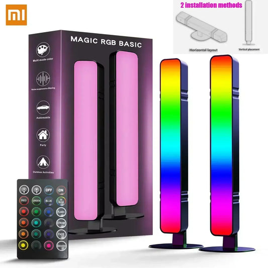 Xiaomi RGB Pickup Night Light – Music Rhythm LED Light Bar with USB & Remote Control for Gaming and Kids’ Decor