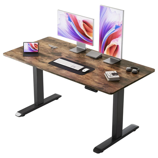 SIHOO 55"×28" Electric Standing Gaming Desk – Ergonomic Sit-Stand Desk with Memory Settings