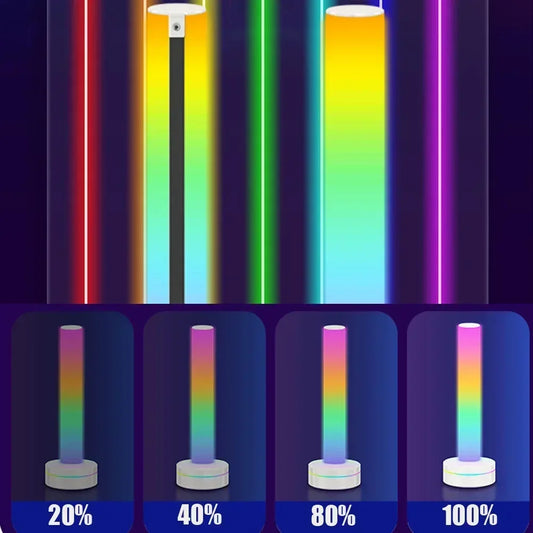 Xiaomi Gaming Setup Night Light – USB Rechargeable RGB Music Rhythm LED Table Lamp