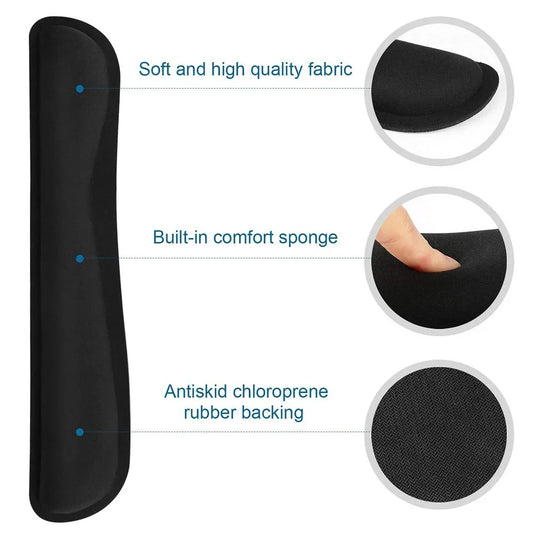 Widen Memory Foam Nonslip Mouse Pad Wrist Support