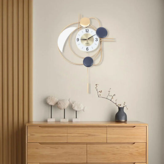 Creative 3D Wall Clock – Modern Silent Art Clock for Living Room Home Décor