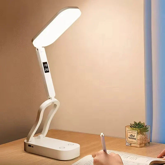 LED Reading Desk Lamp – Foldable Touch & Remote Control Night Light for Study & Office