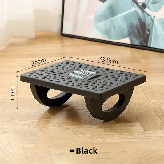 Ergonomic Office Foot Rest Stool – Adjustable Height Under Desk Footrest for Home & Office