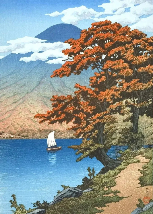 Kawase Hasui Artwork Posters – Retro Japanese Landscape Canvas Prints