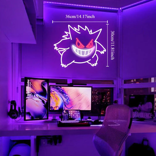 Gengar Cartoon LED Neon Sign
