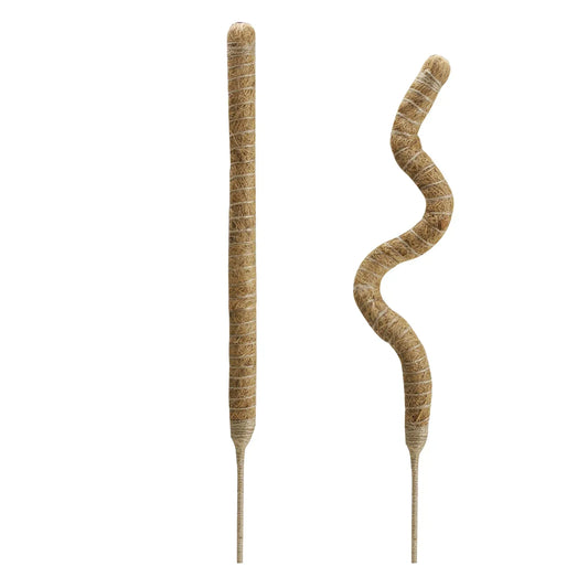 Bendable Moss Poles (Set of 2) – 60/70/120CM Climbing Plant Support for Monstera & Indoor Potted Plants