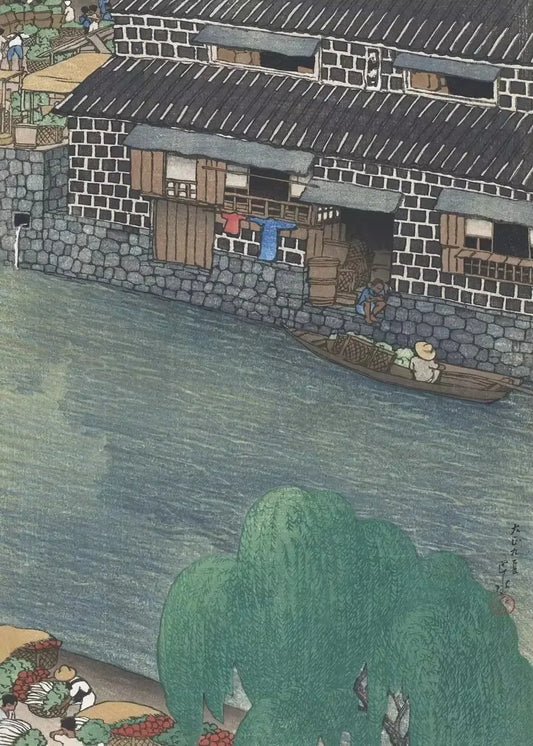 Kawase Hasui Artwork Posters – Retro Japanese Landscape Canvas Prints