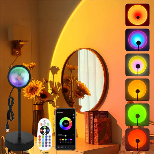 USB LED Projector Night Light