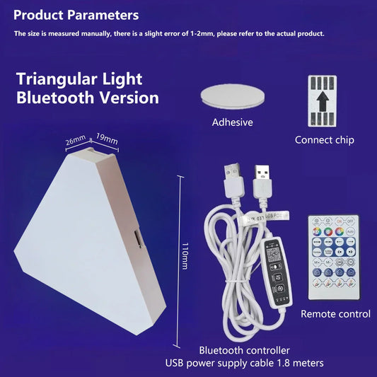 Super Thin LED Triangle Lamp