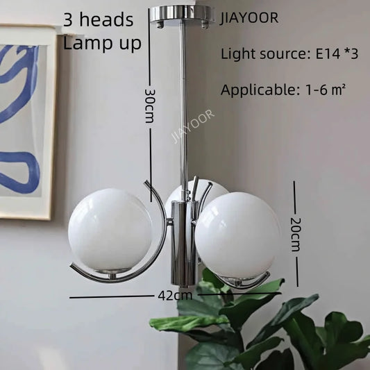 Nordic LED Chandelier – Vintage Modern Pendant Light for Living Room, Dining & Bedroom