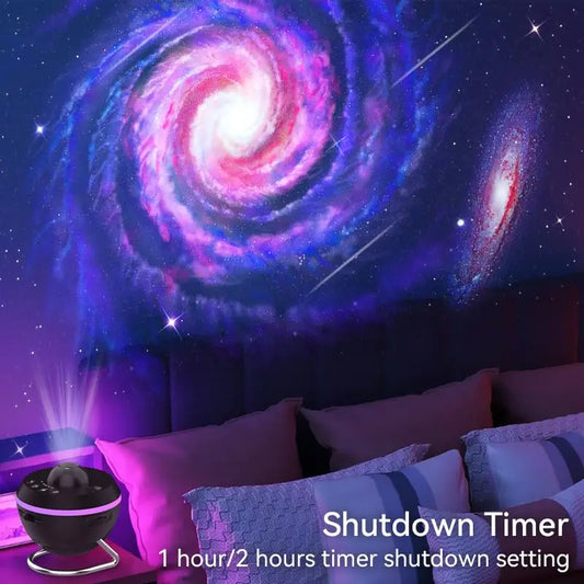 4K Star & Galaxy Projector – Planetarium Night Light with 13 Interchangeable HD Discs & 360° Rotation