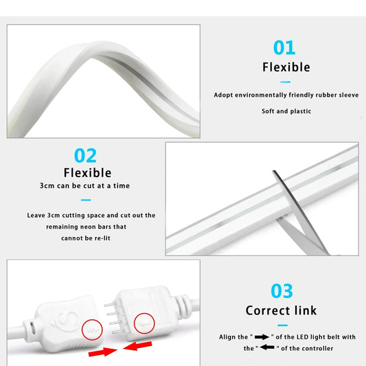 Smart WiFi Neon RGB LED Strip