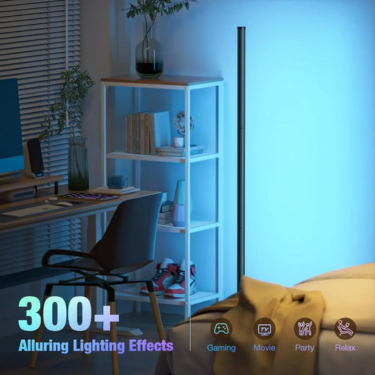 Smart RGB Dream Color Floor Lamp – Dimmable LED Mood Light with APP Control & Eye Protection
