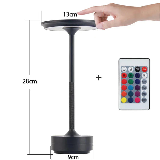 Creative Rechargeable LED Table Lamp – Touch Night Light for Home, Office & Decor