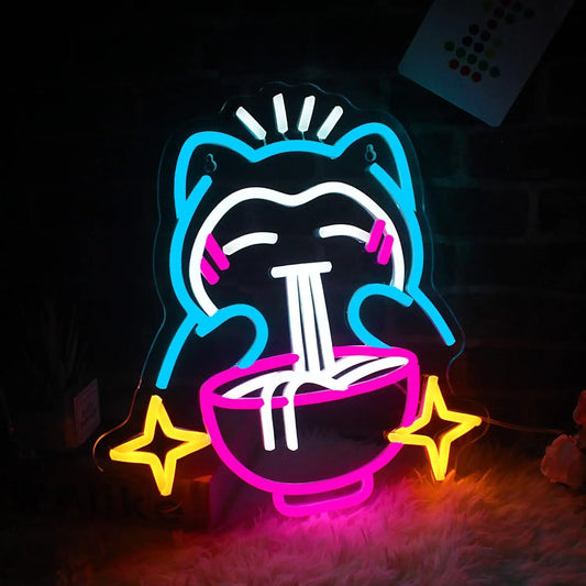 Pokémon Ramen Neon Light