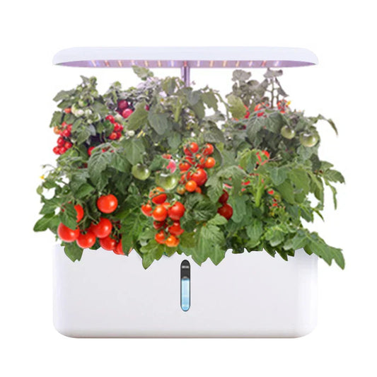 Intelligent Hydroponic Growing System – Indoor Smart Planter with LED Grow Light & Automatic Timer
