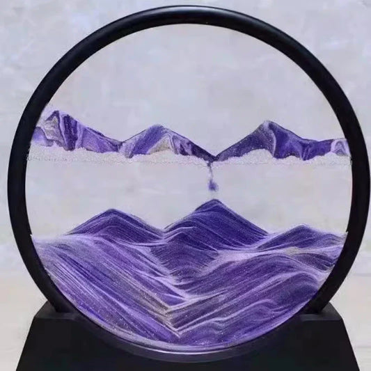 3D Hourglass Quicksand Moving Sand Art