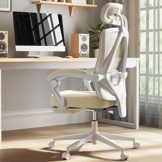 Dowinx Ergonomic Office Chair – Mesh Computer Chair with Pocket Spring Seat, Lumbar Support & Headrest